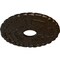 Ekena Millwork Kendall Train Station Ceiling Medallion (Canopies up to 3 7/8"), 18 1/2"OD x 3 7/8"ID x 1"P, Bronze CM18KDBZS - alternate 2